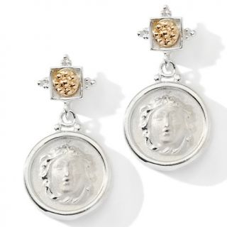 Tagliamonte Medusa Venetian Intaglio Sterling Silver & 14K Drop at