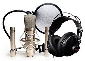 CAD Recording Studio Three Microphone and Headphone Package GXL2200SSP