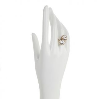 Jean Dousset 8.88ct Absolute Moi et Toi Bypass Ring