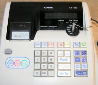  Casio PCR T265 Electronic Cash Register