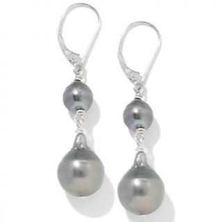  tahitian pearl sterling silver drop earrings rating 12 $ 83 93