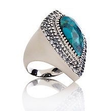 Sally C Treasures Sally C Treasures Turquoise and White Topaz Sterling