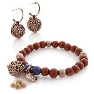 Lisa Hoffman Perfume Jewelry Bracelet and Earrings Set   Japanese