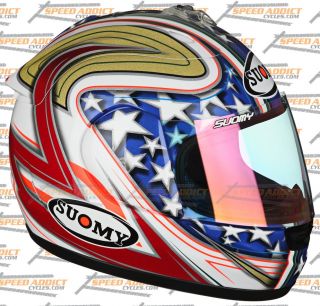 Suomy Spec 1R Extreme Excel Canepa Full Face Motorcycle Helmet x Large