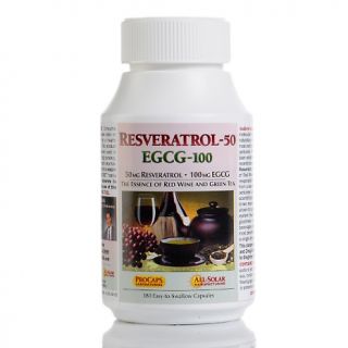 Antioxidants Andrew Lessman Resveratrol 50 EGCG 100   180 Capsules