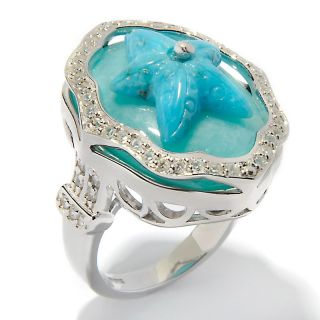  and blue kingman turquoise starfish ring rating 1 $ 195 93 or