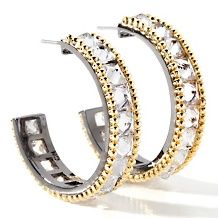 real collectibles by adrienne square cut hoop earrings $ 19 98