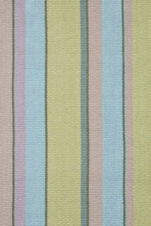 Brand New Dash and Albert Woven Cotton Area Rug Seaglass Stripe All