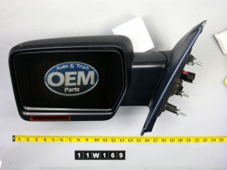 10 F150 Driver Side Door Rear View Mirror Left LH Black