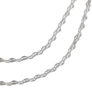 101 826 technibond set of 2 sparkle chain necklaces note customer pick