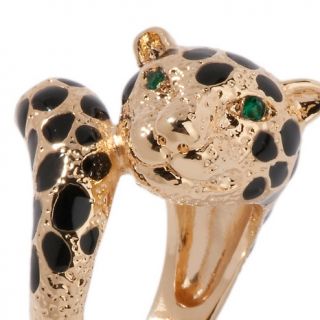 Real Collectibles by Adrienne® Ultimate Green Eyed Leopard Enamel