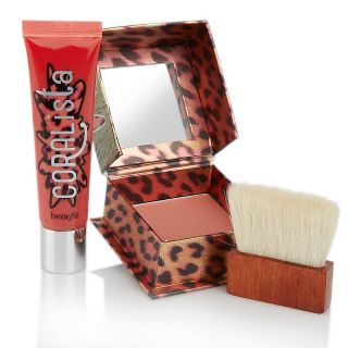 Benefit Cosmetics Box O Powder and Lip Gloss   Coralista