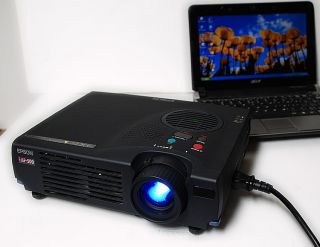 Epson EMP700C LCD Projector for PC Laptop PowerPoint Movies TV
