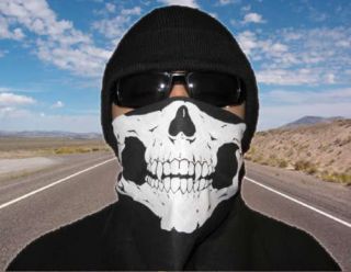 Skull Face Mask Bandana Biker ATV MX Motocross Gear