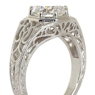 Absolute Xavier 2ct Absolute™ Round Filigree Solitaire Ring