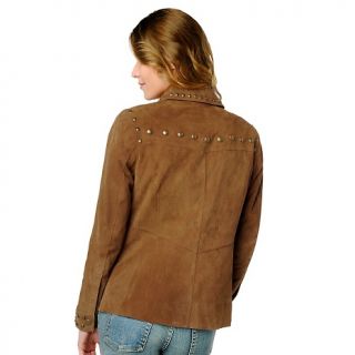 Chi by Falchi Suede Shirt with Studs