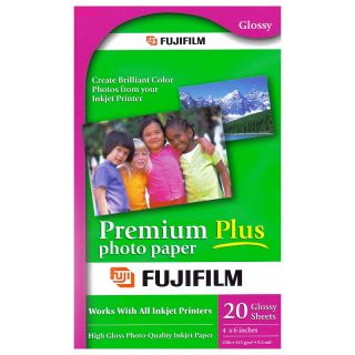 105 1185 fujifilm fuijifilm premium plus 4 x 6 photo paper bundle