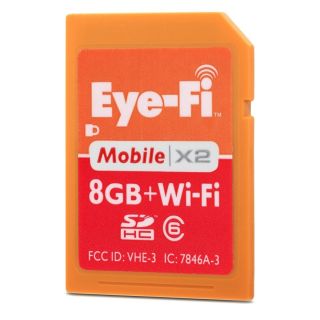 Eye Fi Mobile X2 Wireless SD SDHC Memory Card 8GB New