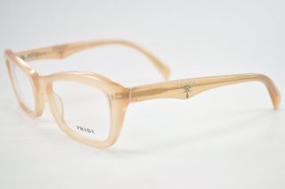 items and promotions prada eyeglasses pr 16nv gad1o1 sand 53mm
