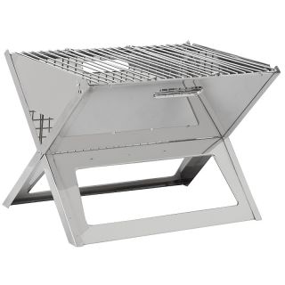 112 1404 stainless steel notebook charcoal grill rating be the first