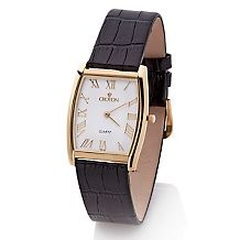  99 00 croton men diamond accented goldtone bracelet watch $ 119 00