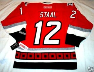 Eric Staal Size Large with C Carolina Hurricanes CCM 550 Jersey BNWT