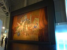 Parade , 1917, curtain designed for the ballet Parade . The work is