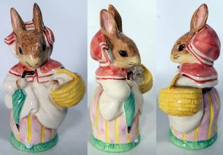  Potter Mrs. Rabbit Royal Albert figurine. It is made of porcelain
