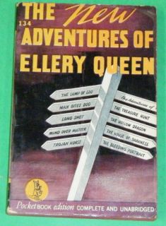 NEW ADVENTURES OF ELLERY QUEEN   1941 Mystery PB