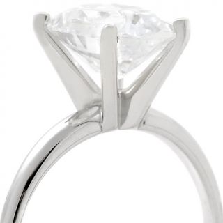 3ct Absolute™ 14K Oval 4 Prong Solitaire Ring