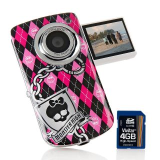 130 196 monster high digital flip camcorder with 4gb sd card rating 1