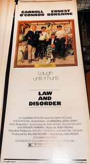 Law and Disorder 74 Ernest Borgnine Carol OConnor RARE Film Insert