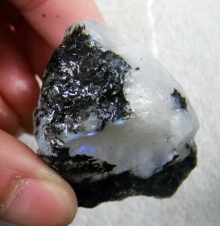 Natural Sky Blue Moonstone Rough Mineral/Raw Material c0768