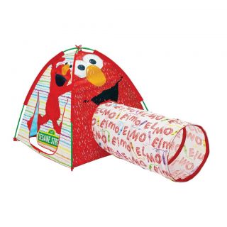 New Sesame Street Elmo Playtent Tents Kid Play Indoor or Outdoor