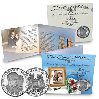 134 503 coin collector prince william and kate silver plated