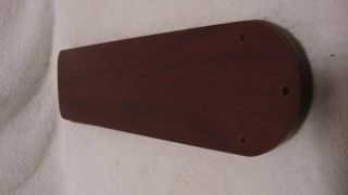 Set of 4 Replacement Ceiling Fan Blades Cherry Wood Grain