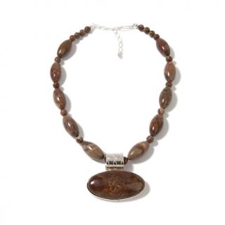 136 508 mine finds by jay king jay king spider web jasper pendant and
