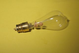 1890s Edison Era New Beacon Stopper Lamp LIGHTBULB Socket Light Bulb