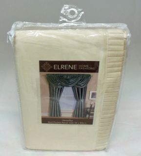 Elrene Window Treatments Versailles Window Panel Ivory 52 x 84 New