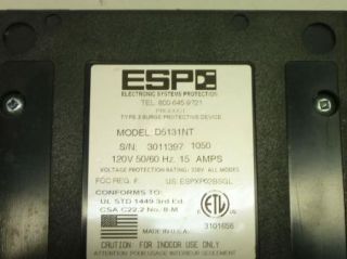 Ricoh ESP Digital QC Power Filter Model D5131NT Network Protection