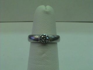 Tiffany Co Etoile Platinum Diamond Engagement Ring