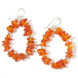136 069 age of amber age of amber honey amber chips teardrop earrings