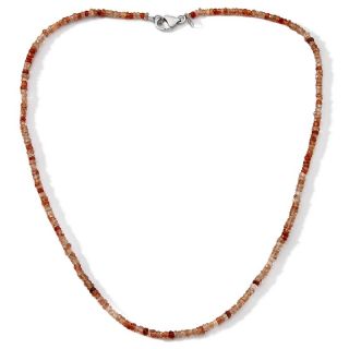 136 189 63 45ct zircon natural colors faceted bead 18 1 4 necklace