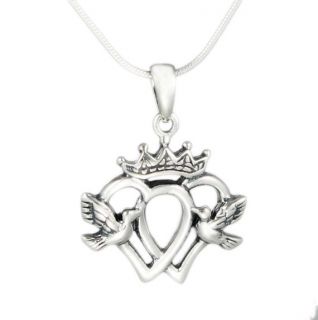 STUNNING LARGE ROSE Charm Pendant Necklace 925 Sterling Silver Gift