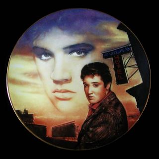 Elvis Presley Heartbreak Hotel Collector Plate Mint