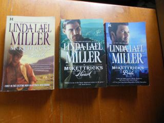 Linda Lael Miller – 3 Book Lot – Cowboy Romance – McKettrick