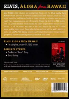 ELVISAloha From HawaiiSpecial EditionBr NEW DVD R4