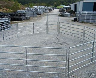 Horse Fence Round Pen Arena Corral Panel and Farm Gates