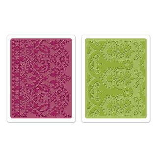 Sizzix Textured Impressions Embossing Folders 2PK Moroccan Daydreams