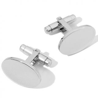 150 894 men s high polish oval stainless steel cuff links rating 1 $